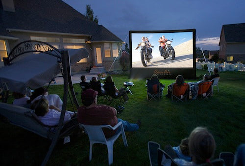 Stream Netflix Under The Stars With an Open Air Cinema Outdoor Movie System
