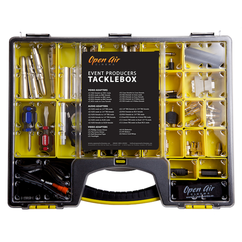 Open Air Cinema's Event Producers Tackle Box - A Must Have For Every Outdoor Movie Event Producer
