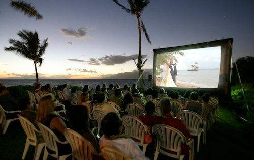 Open Air Cinema's 16 x 9 Cinebox Pro Outdoor Movie System