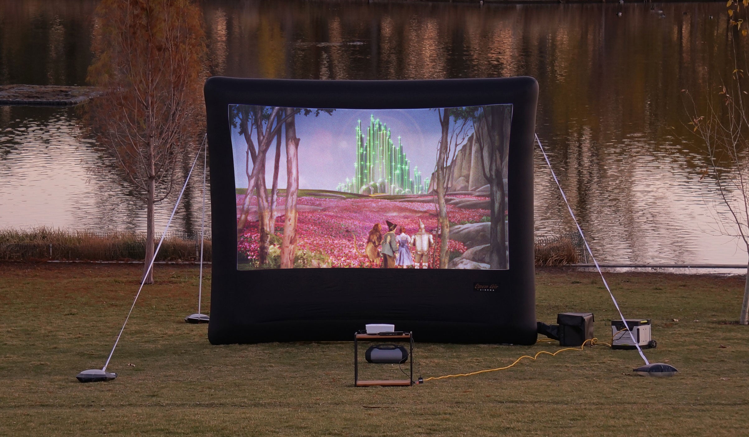 Open Air Cinema 12′ outdoor movie system