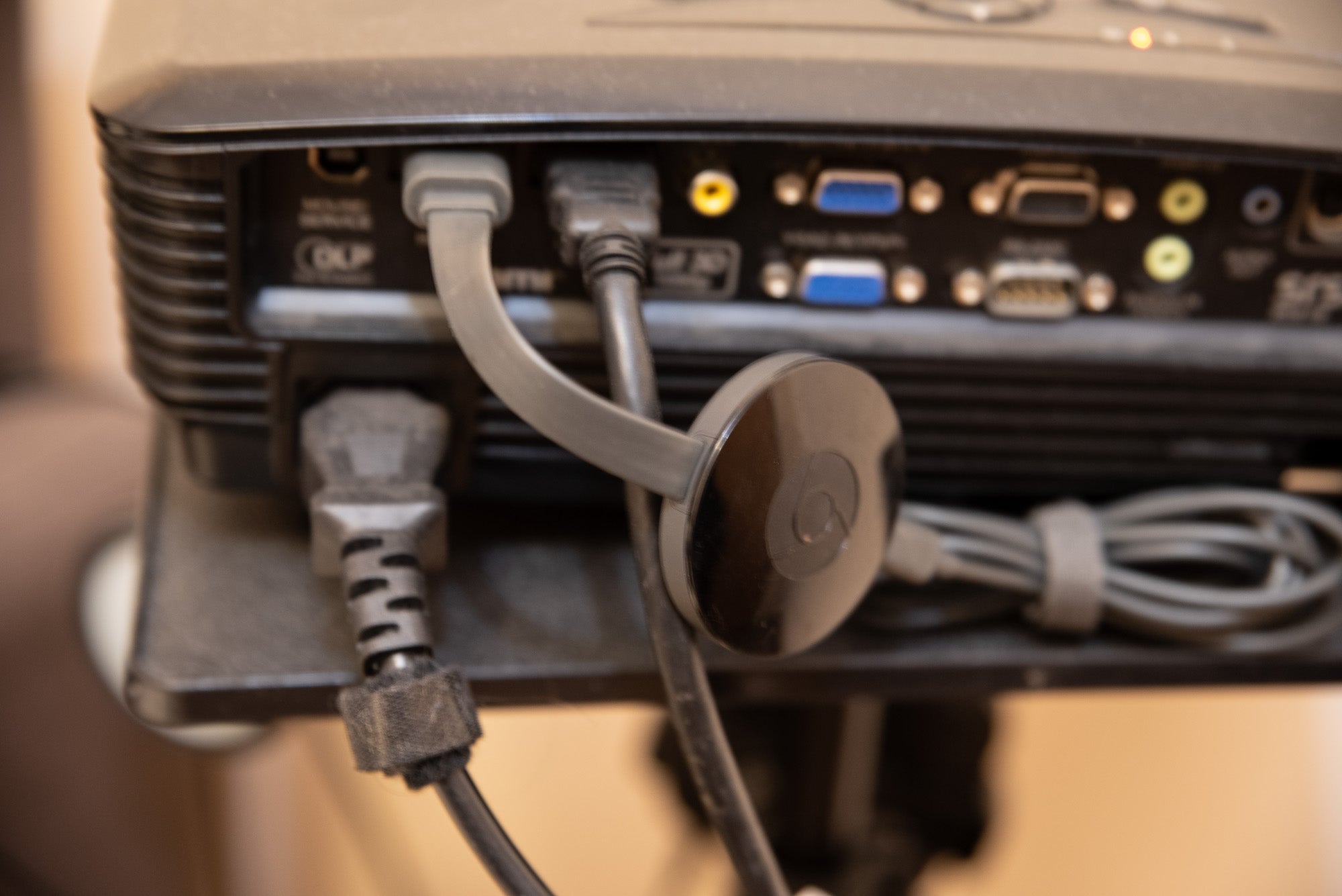 Chromecast with a projector