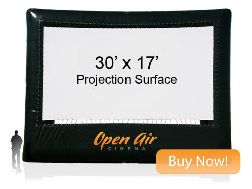 Outdoor Movie Featured Product: Open Air Cinema's 30' Elite Inflatable Movie Screen