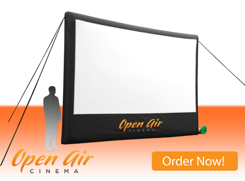 Projection Screen From Open Air Cinema