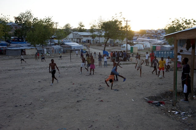 Outdoor Movies in Haiti: September 26, 2011