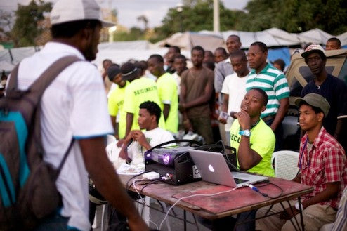 Haiti outdoor movies