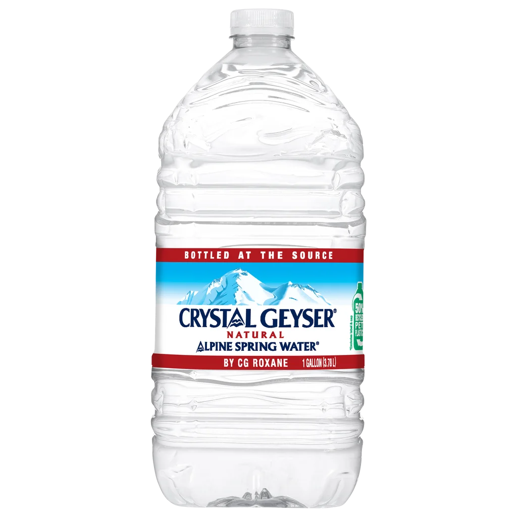 Crystal Geyser Alpine Spring Water, 1-gallon 6-pack