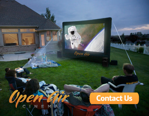 Cinebox Home 12' Outdoor Movie System: Made for the Backyard With Families in Mind