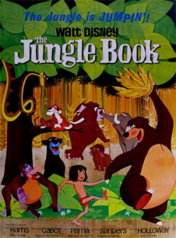 Characters from Disney's The Jungle Book