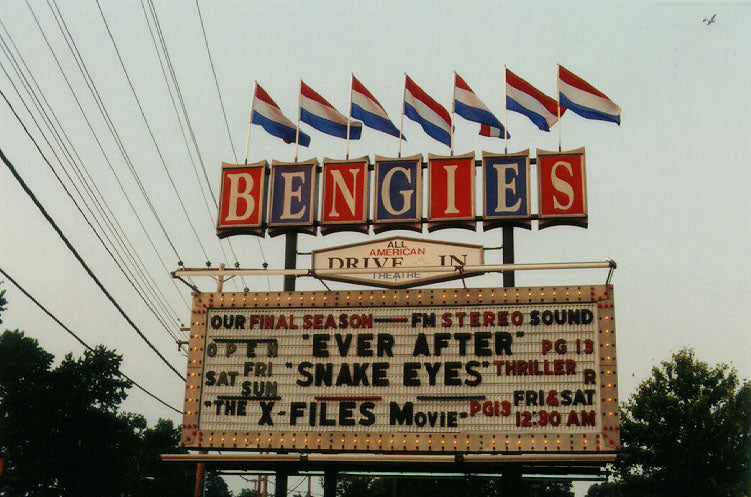 Outdoor Movies at Bengie's Drive-In, Baltimore, Maryland