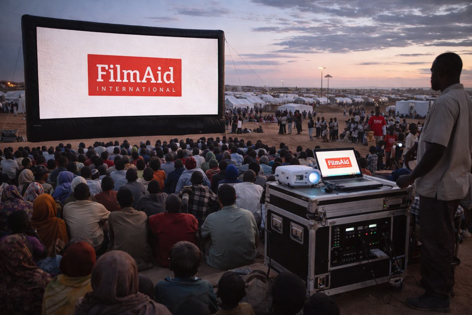 Open Air Cinema Joins Hands with FilmAid International