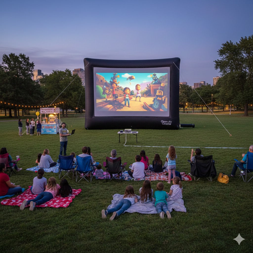 Outdoor Movie Screens For a Night At The Movies