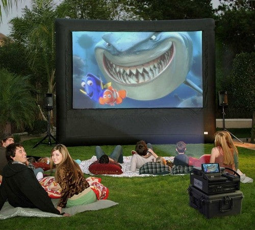 Featured Open Air Cinema Product: Cinebox Pro 12' Outdoor Movie System