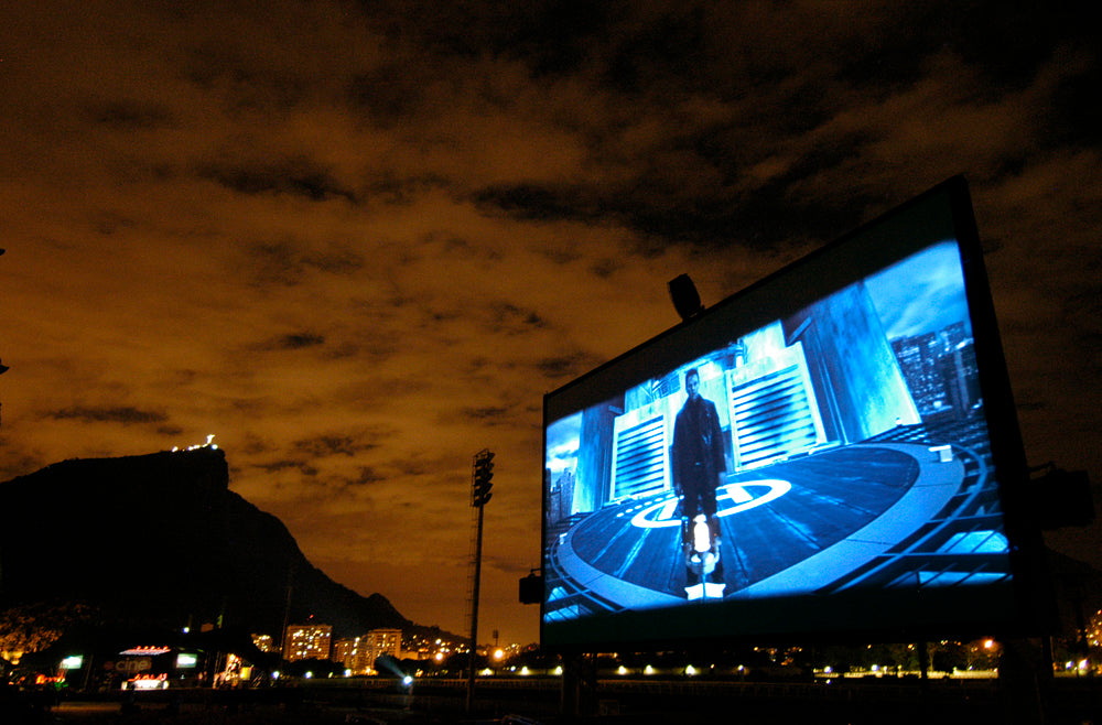 Outdoor Movies in Rio de Janeiro, Brazil
