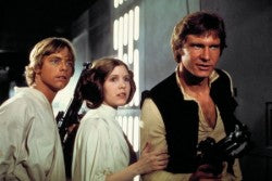 A scene from the original 1977 Star Wars
