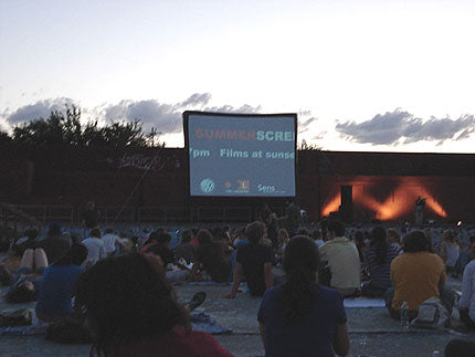 Summerscreen at McCarren Park Pool Brooklyn