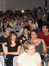 Open Air Kino in Bad Sackingen, Germany