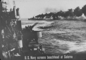 Outdoor Movies at the U.S. Military Base in Salerno, Italy