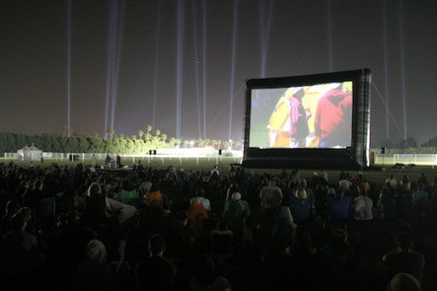outdoor movies music festival