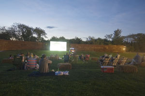 Outdoor Movies in the Hamptons, New York