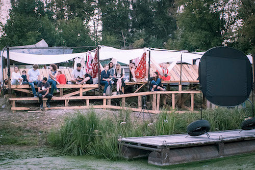 Quiet Movement Gogol Fest location powered by CineBike