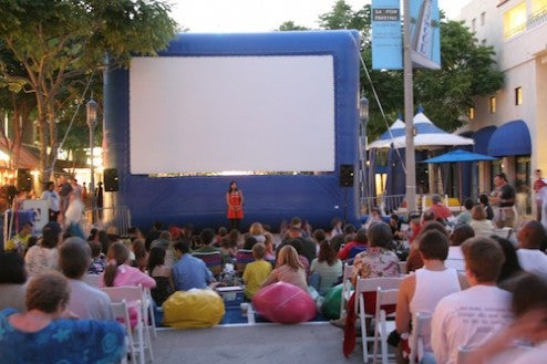 outdoor movie fundraising