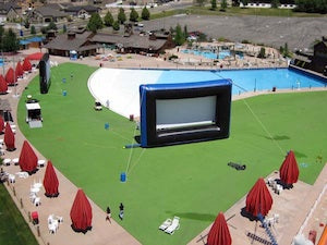 Waterpark Outdoor Movie