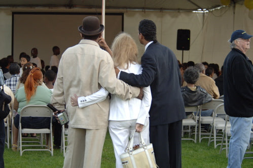 Outdoor Movies in an Inner-City Park in Los Angeles