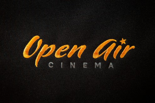 Open Air Cinema sewed logo