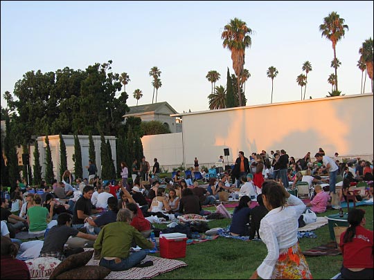 Outdoor Movies at the Hollywood Forever Cemetery in Los Angeles
