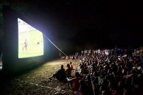 Open Air Cinema Football Home Theater Contest entry photo