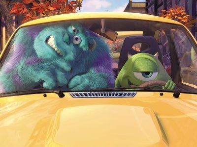 Sulley and Mike in Monsters, Inc.