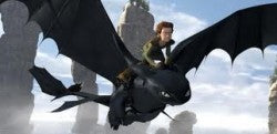 Hiccup and Toothless in How to Train Your Dragon