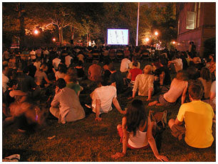 Outdoor Movie Screenings in Brooklyn, New York