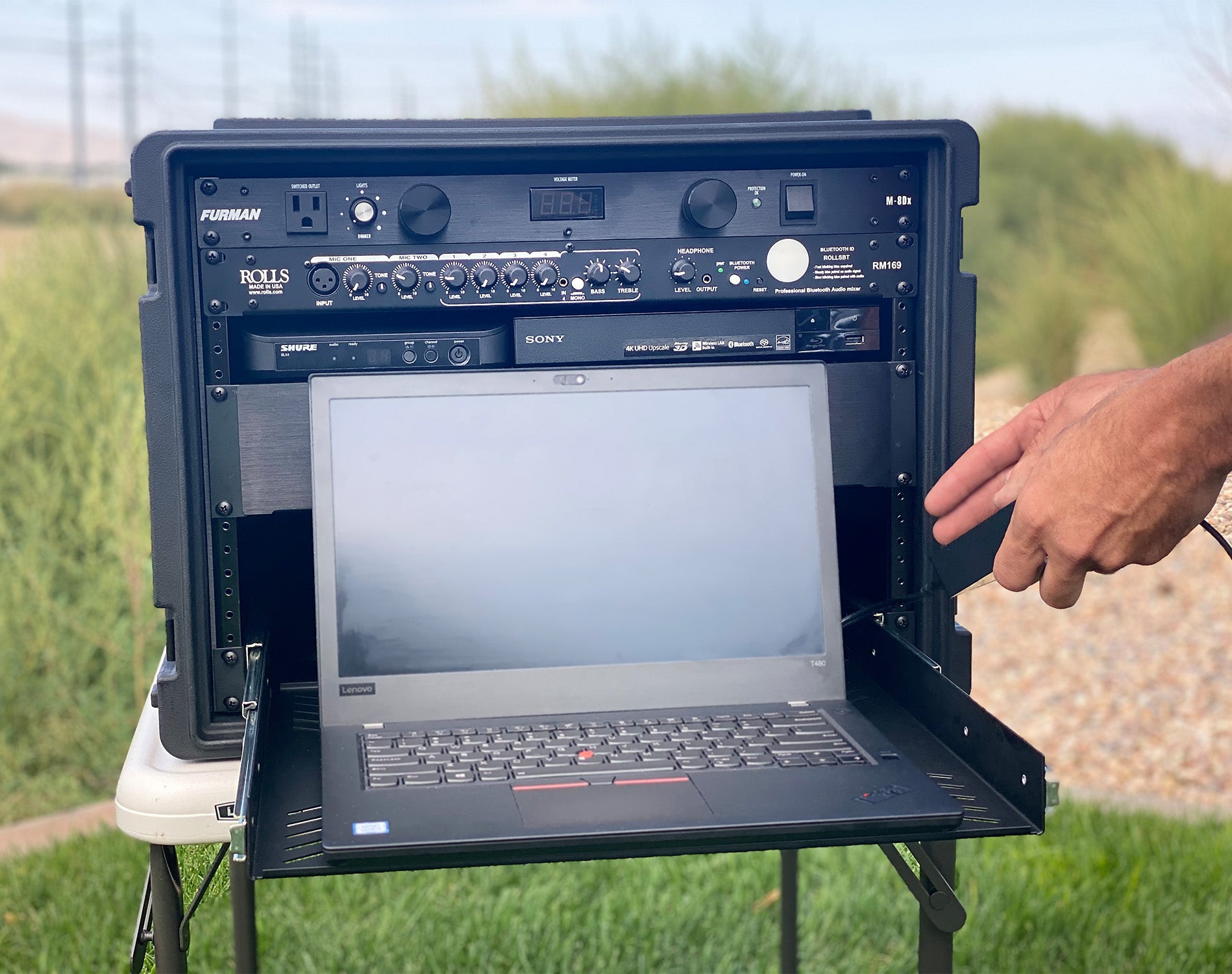 Open Air Cinema CineBox Pro 16' media console