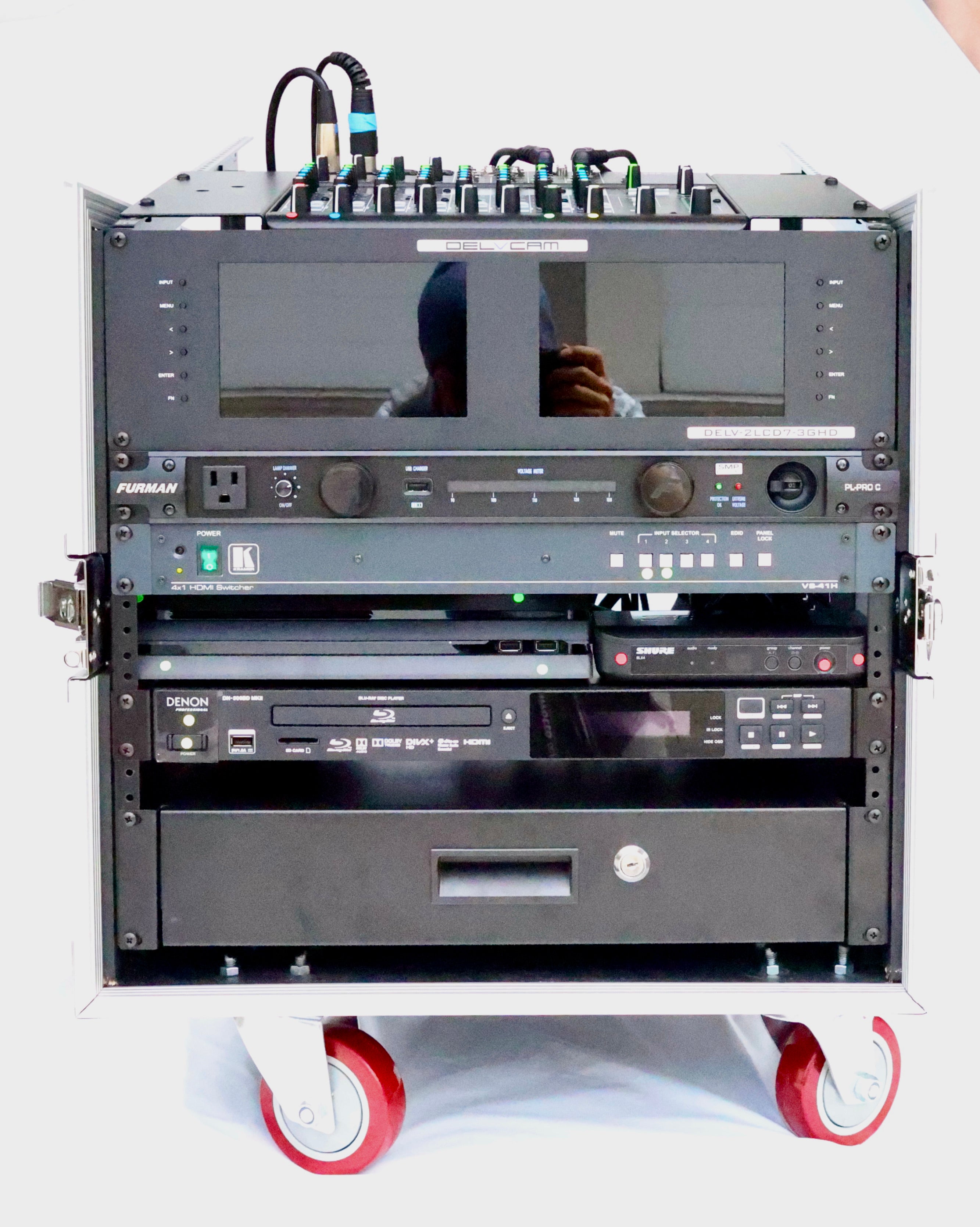 CineBox Elite media console for the 40' system