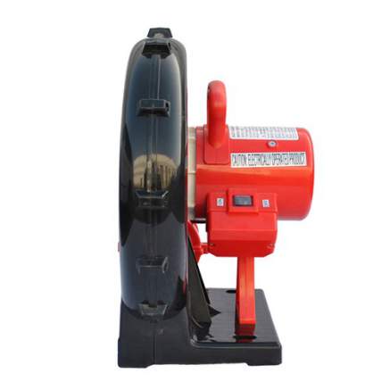 1/2 HP inflatable screen air blower, side view