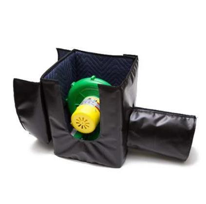 Sound-dampening blower box included with the CineBox Pro 12' system